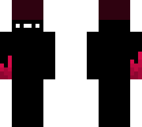 black character with pink fire fist and a dark maroon top hat