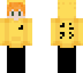 ginger boy wearing yellow hoodie (personal)