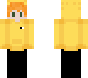 ginger boy wearing yellow hoodie