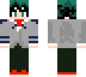 izuku midoriya in u.a. uniform
