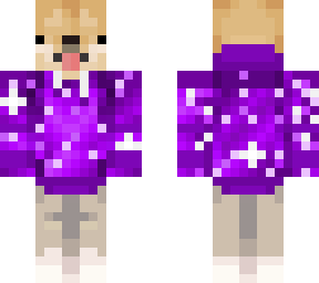 purple hoodie doge skin