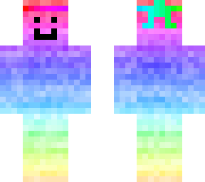 rainbow character with headband