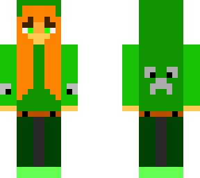 cute ginger creeper girl