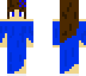 lady in blue