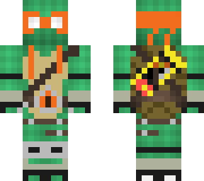 orange ninja turtle