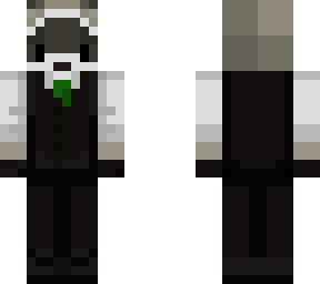 scrusty in a suit