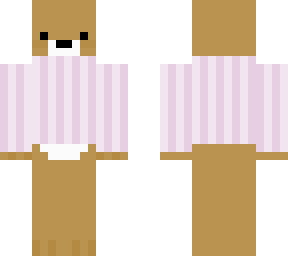 bear with pink sweater