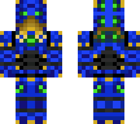blue robot no purple