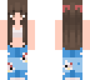 hello kitty pajama girl (blue)