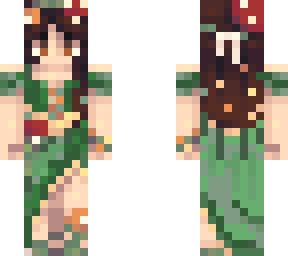 mushroom dress edited from elvenjedi's skin