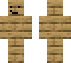 wood smily guy
