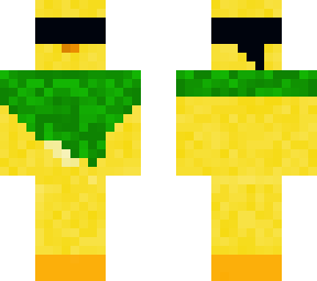 blindfolded duck