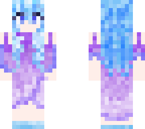 blue hair girl