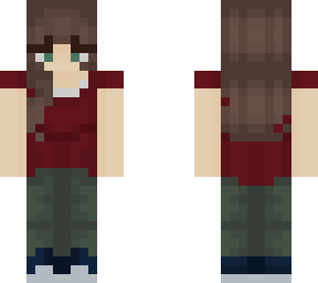 downtown girl w cargos and a milkmaid top