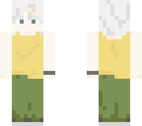 grown out white haired boy