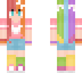 oc girl 'rainbow' / (dont repload)
