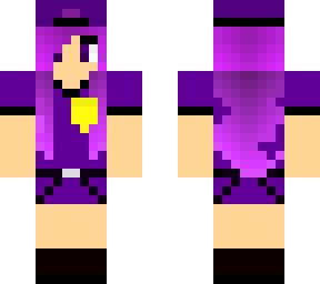 purple girl with socks