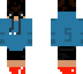 blue black hair boy with glasses