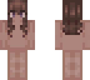 brown skin base || purple eyes