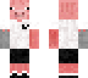 pig wearing nike