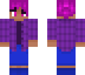 bi themed girl w/messy bun