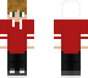 boy red hoodie