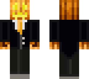 jack-o-lantern in a suit