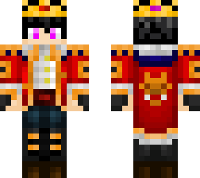 technoblade human black hair