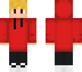 dark blond red hooded guy