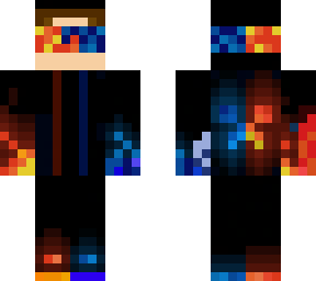 fire & water blindfold boy