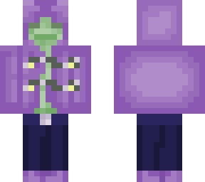 green boy with purple hood