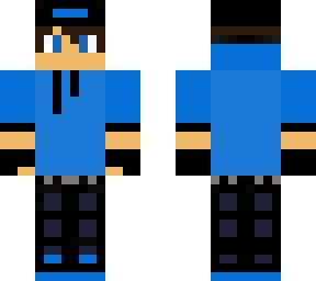 blue hoddie kid