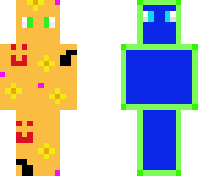 blue orange guy