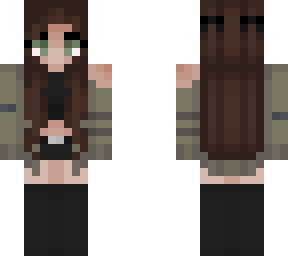 brown hair green eyes girl