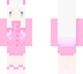 pink chibi coat
