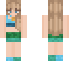taylor swift eras tour- 1989 top and skirt (blue and green)