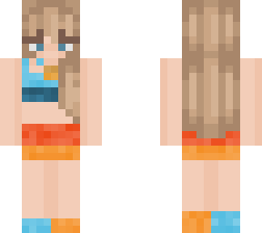 taylor swift eras tour- 1989 top and skirt (blue and orange)