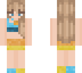taylor swift eras tour- 1989 top and skirt (blue and yellow)