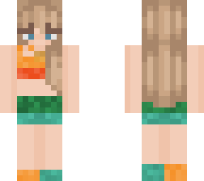 taylor swift eras tour- 1989 top and skirt (orange and green)