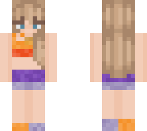 taylor swift eras tour- 1989 top and skirt (orange and purple)