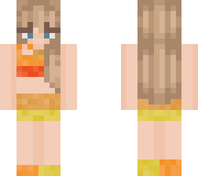 taylor swift eras tour- 1989 top and skirt (orange and yellow)
