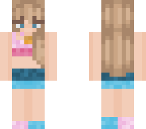 taylor swift eras tour- 1989 top and skirt (pink and blue)