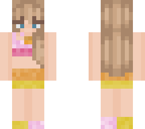 taylor swift eras tour- 1989 top and skirt (pink and yellow)