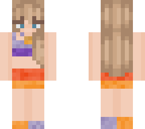 taylor swift eras tour- 1989 top and skirt (purple and orange)