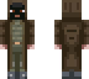 an experienced bandit from s.t.a.l.k.e.r. (brown cloak)