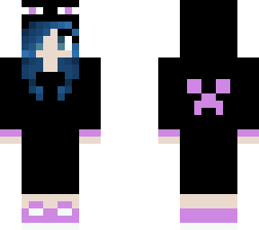 bluish ender girl