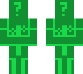 green front or back skin