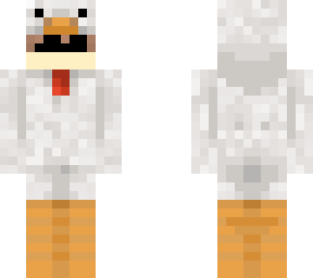 male - chicken onesie - blindfold