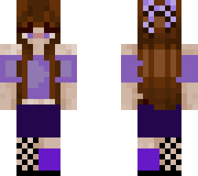 purple soft girl