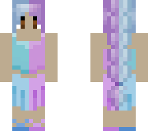 split colour beach girl